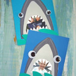 Paper Shark Mouth Picture Frame Kid Craft W Free