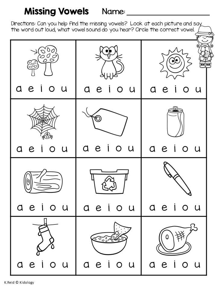 Phonics Vowels Worksheets And No Prep Printables 