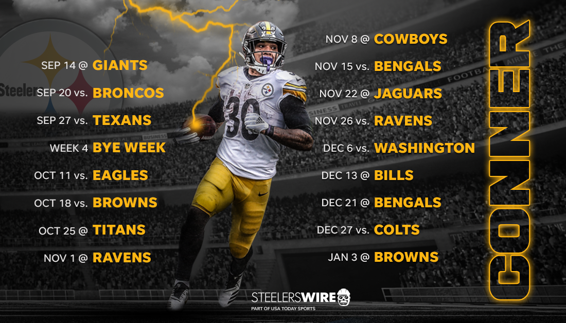 Pittsburgh Steelers Revised Schedule Downloadable Mobile 