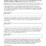 Point Of View Worksheet 2 Preview