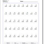 Printable 12 Times Table Worksheets Activity Shelter