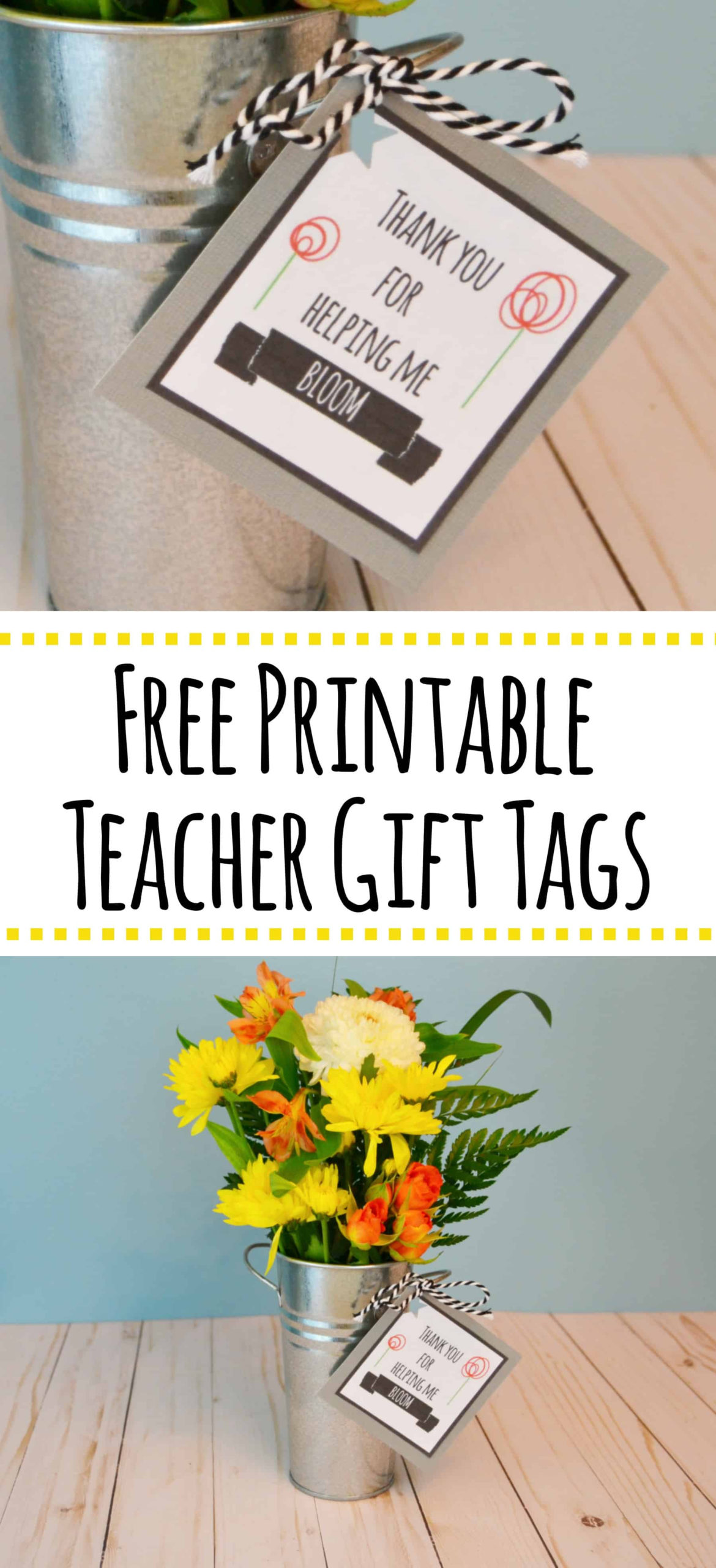 Printable Teacher Gift Tags Thank You For Helping Me 