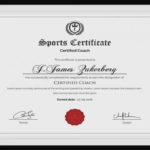 Sports Award Certificate Template Word 7 Best Templates