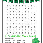 St Patrick S Day Word Search Free Printable The