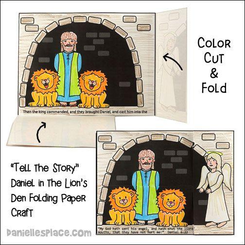  Tell The Story Daniel In The Lion s Den Folding Bible 
