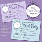 The Polka Dot Posie Free Tooth Fairy Receipt Printable