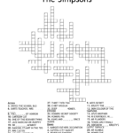 The Simpsons Crossword WordMint