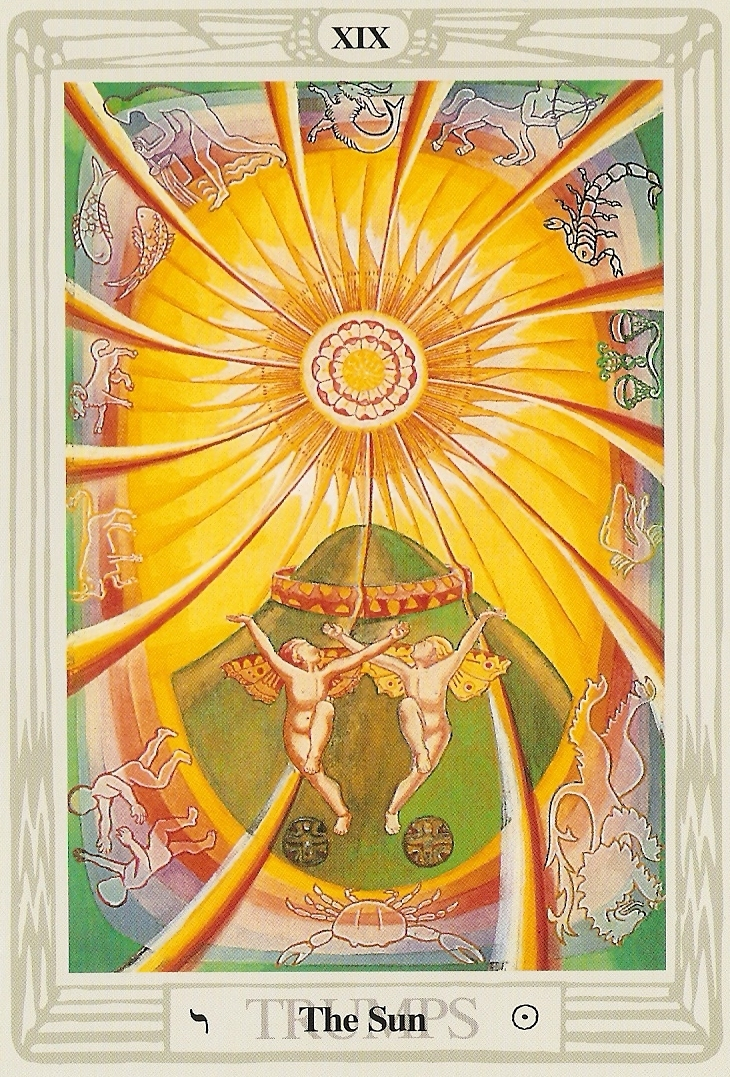 Thoth Sun Tarot Card Tutorial Esoteric Meanings