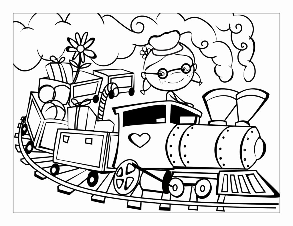 Train Coloring Pages For Toddlers At GetColorings