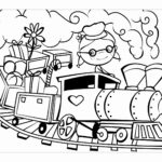 Train Coloring Pages For Toddlers At GetColorings