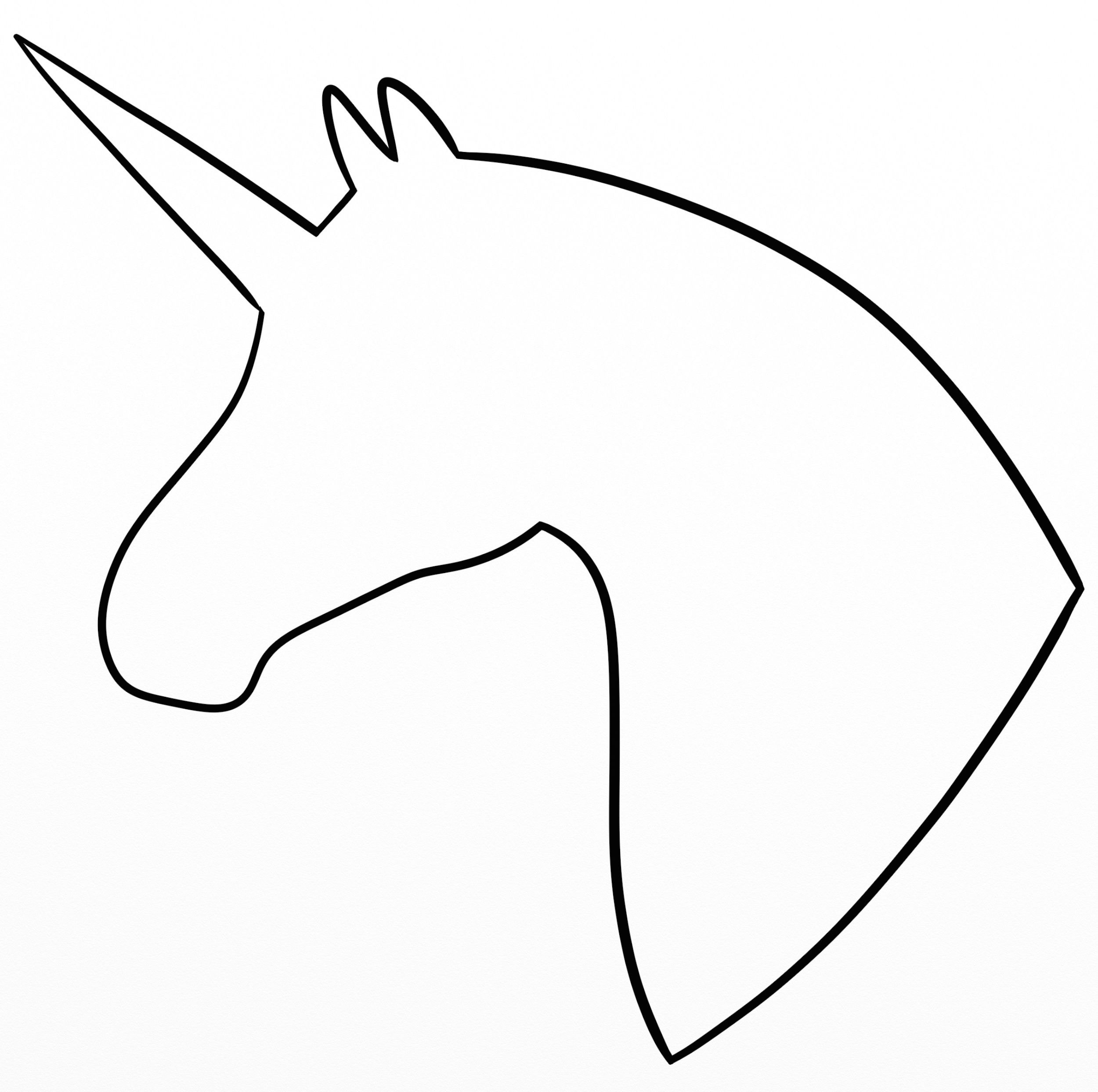 Unicorn Head Silhouette Unicorn Invitations Diy Unicorn 