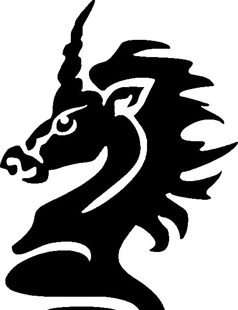 Unicorn Stencil ClipArt Best Unicorn Stencil Unicorn 