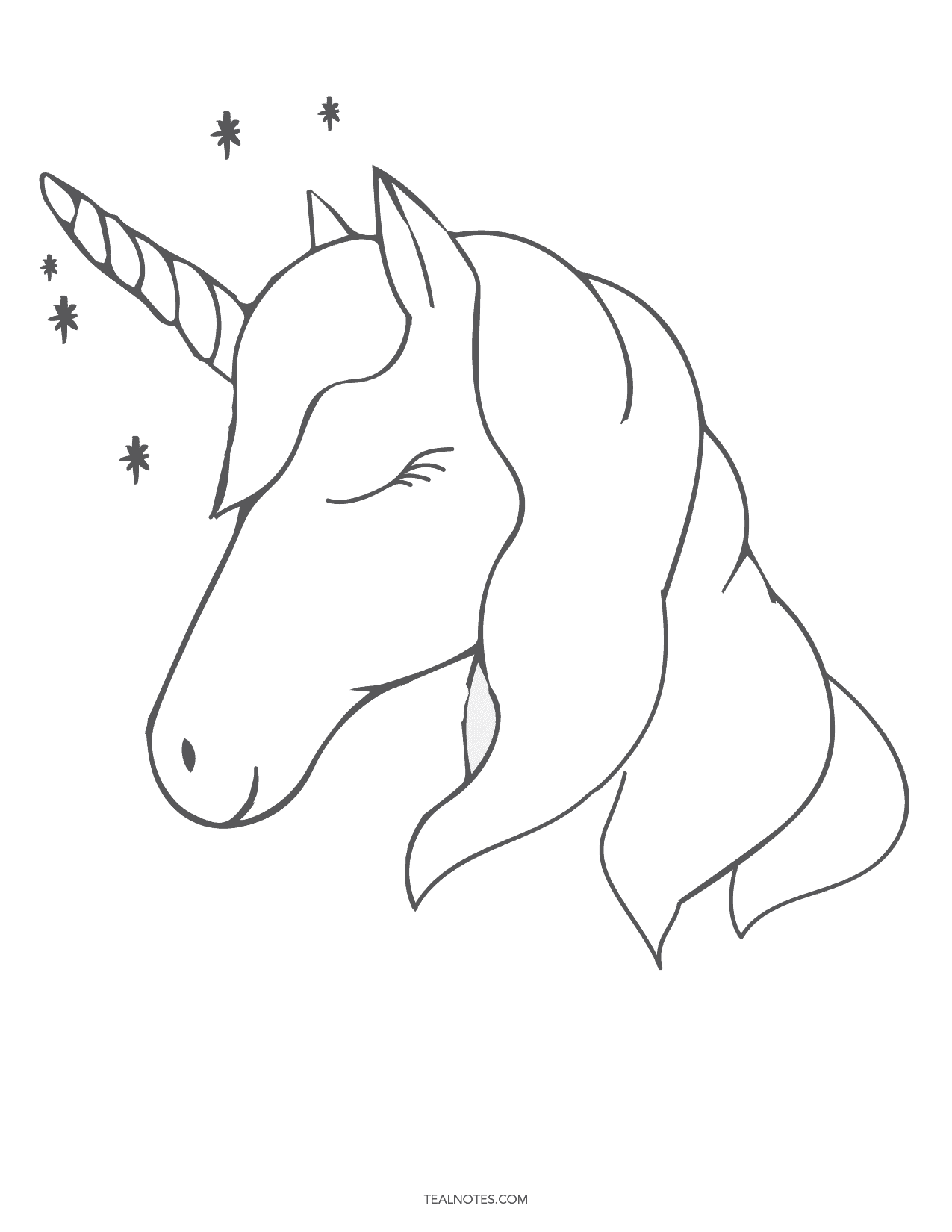 Unicorn Templates 17 Free Unicorn Printables For Your 