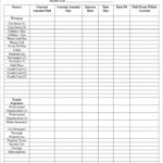 Unique Monthly Bill Organizer Template Excel Xls