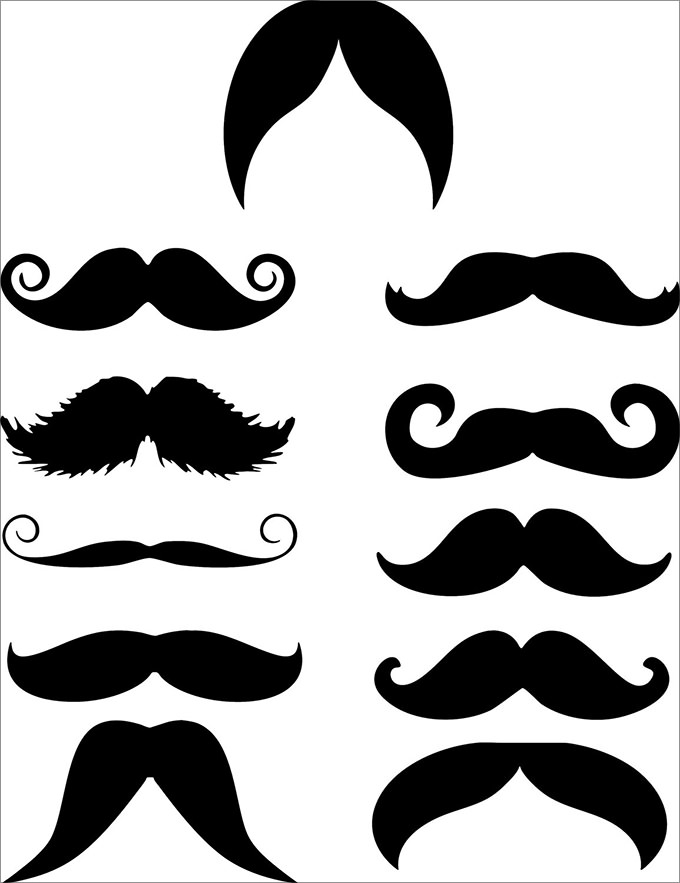 10 Printable Mustaches For Every Game Kitty Baby Love