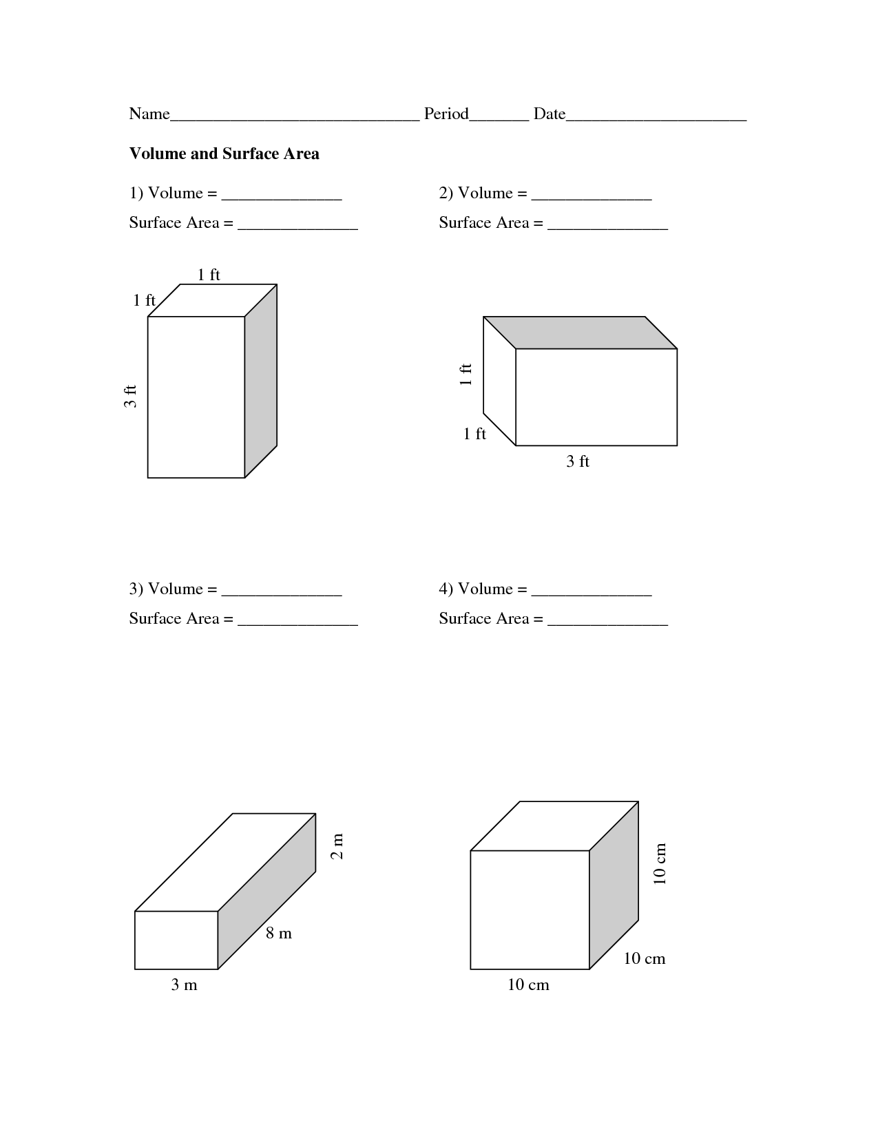 11 Best Images Of Surface Area Rectangular Prism Net