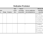 12 Best Images Of Medication Compliance Worksheet