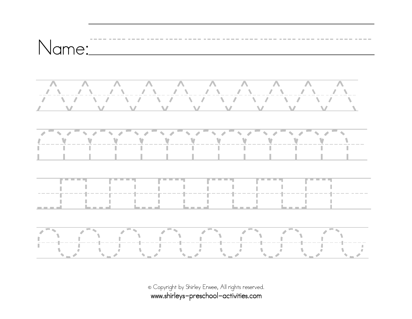 14 Best Images Of Pre K Handwriting Worksheets 5 Senses 