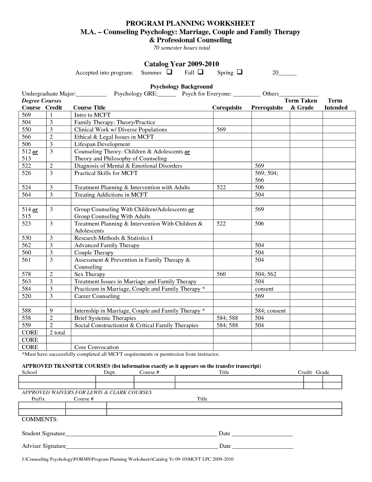 15 Best Images Of Program Planning Worksheet Printable 