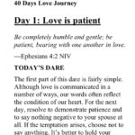 40 Day Love Dare Day 1 Bekah Mae
