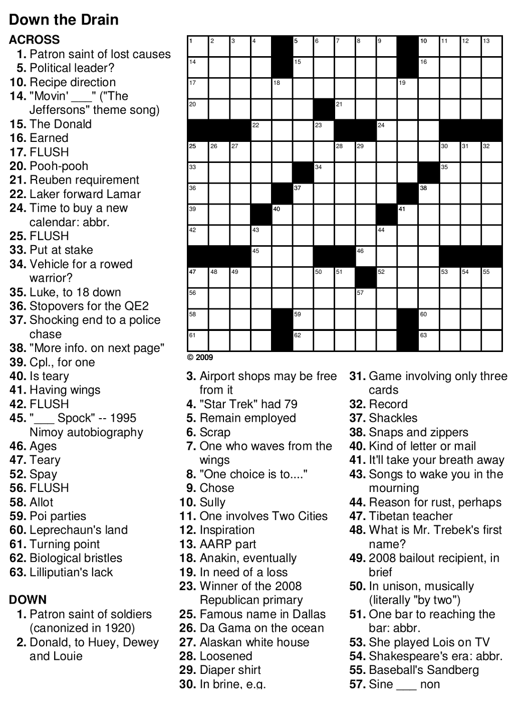 4th Grade Reading Crossword Puzzles Printable