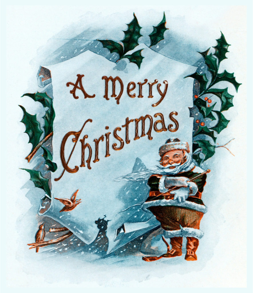 6 Best Free Printable Vintage Christmas Cards Printablee