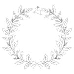 6 Best Printable Wreath Template Printablee