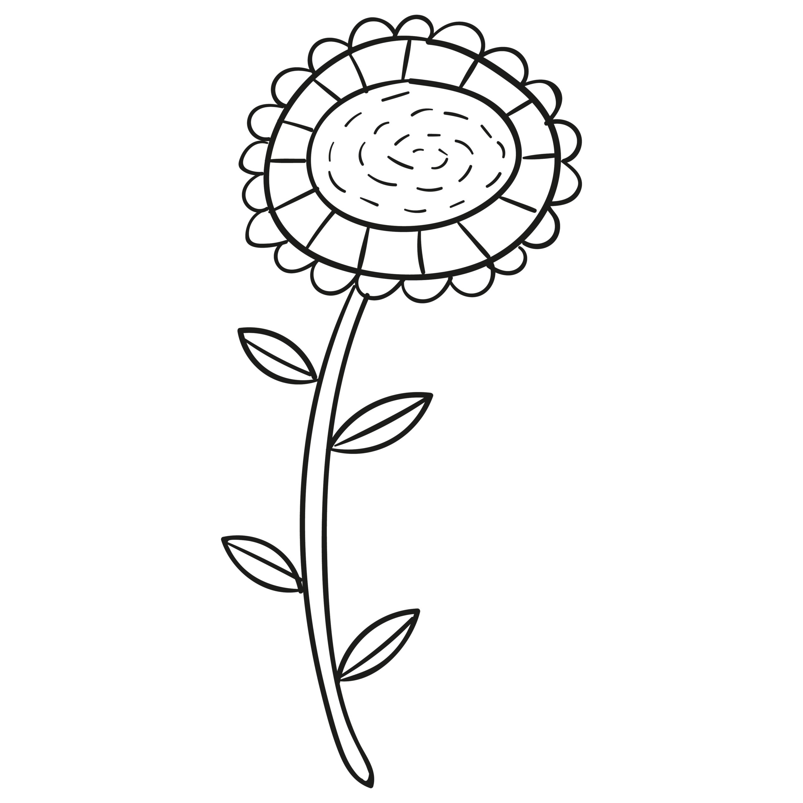 6 Best Sunflower Cut Out Template Printable Printablee