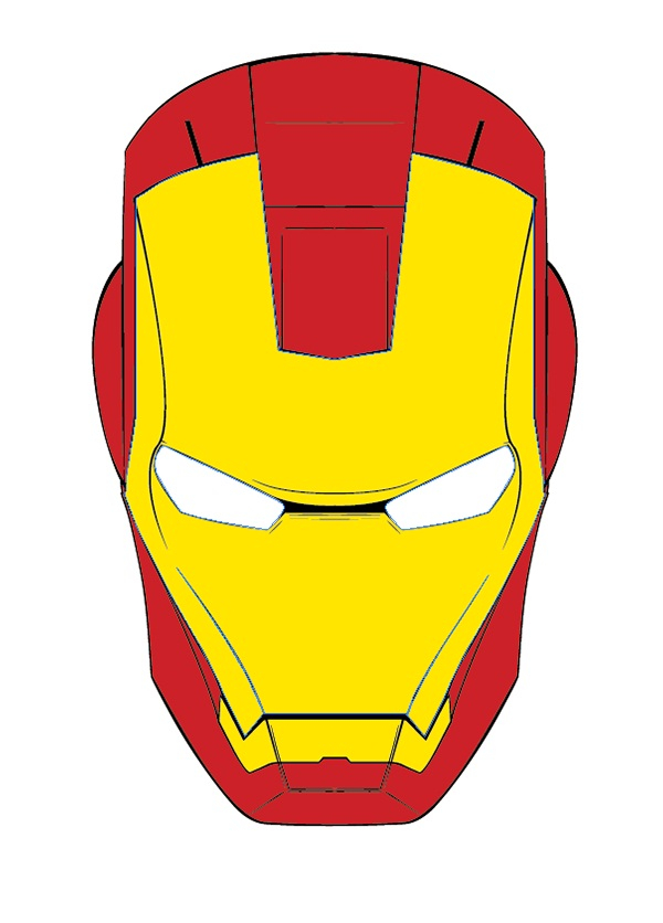 7 Sleek Iron Man Mask Templates Kitty Baby Love