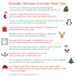 70 Printable Christmas Scavenger Hunt Clues Between Us