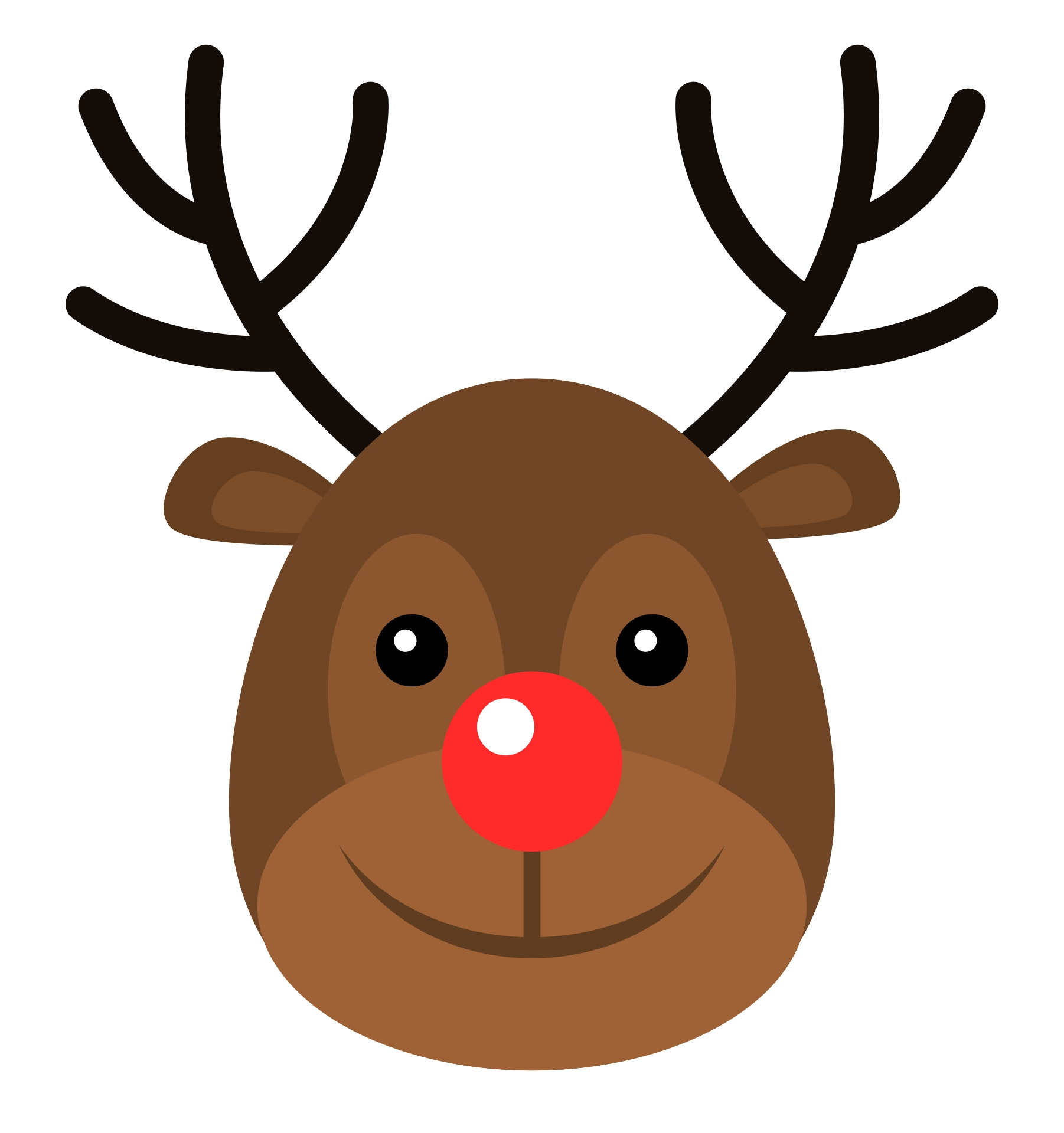 9 Best Reindeer Free Printable Faces Printablee