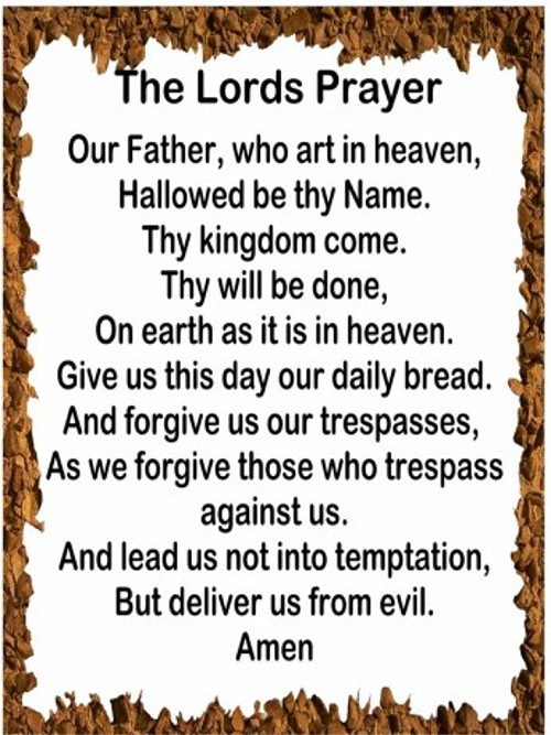 Andy Hunter s Ministry Blog The Lord s Prayer And NSS 