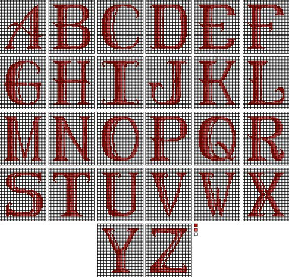 Attractive Alphabet Letters For Every Needlepoint Project