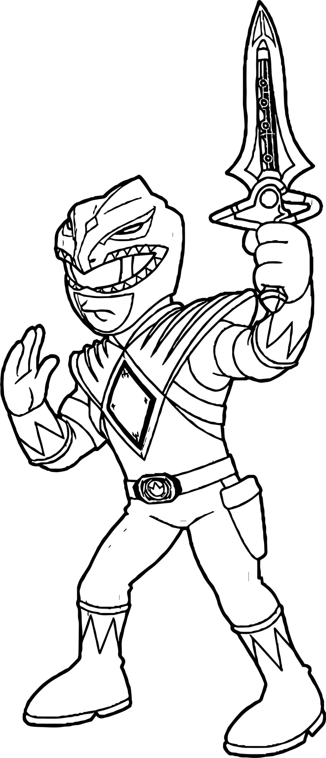 Blue Power Ranger Coloring Pages At GetColorings 