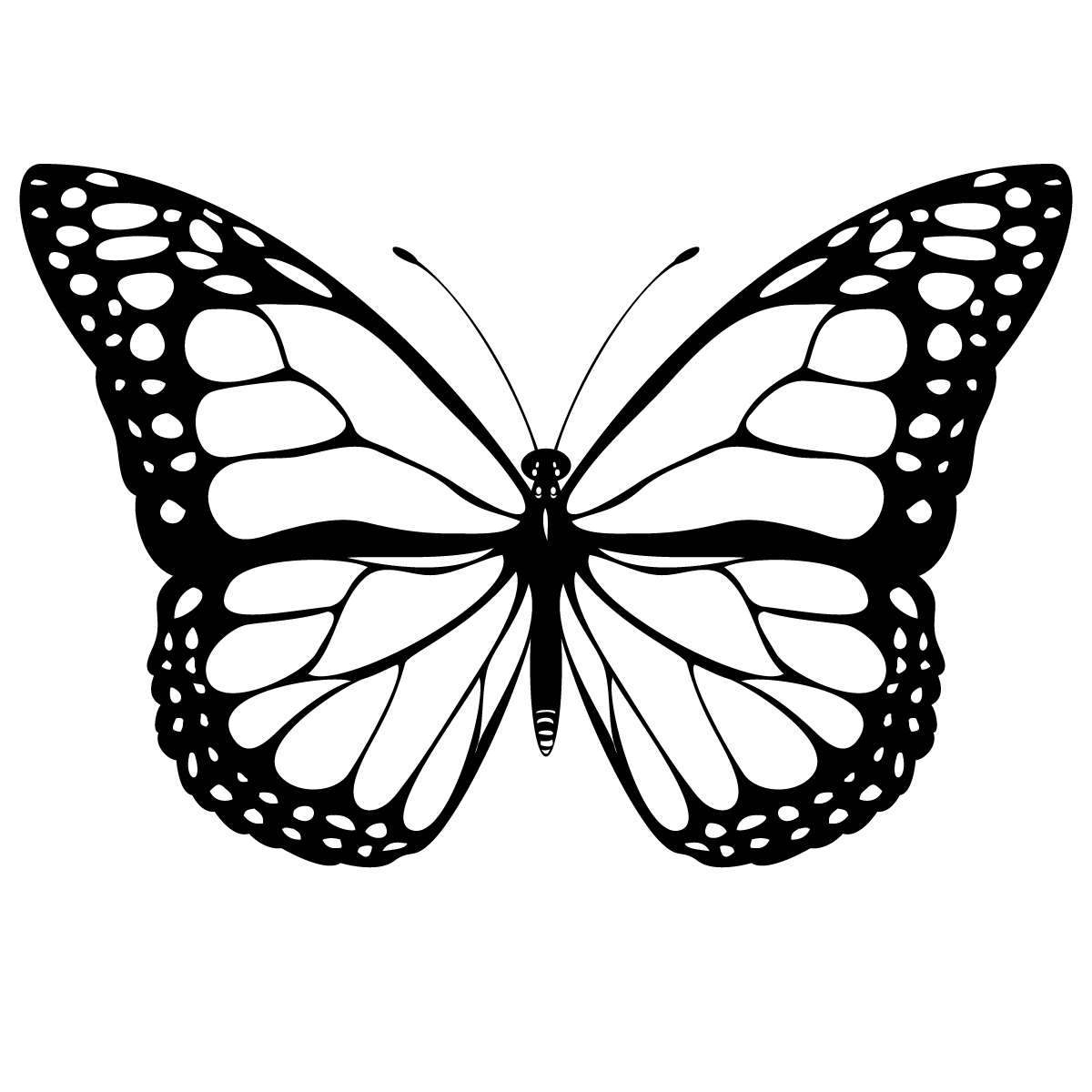 Butterfly Coloring Pages 6 Coloring Kids Coloring Kids
