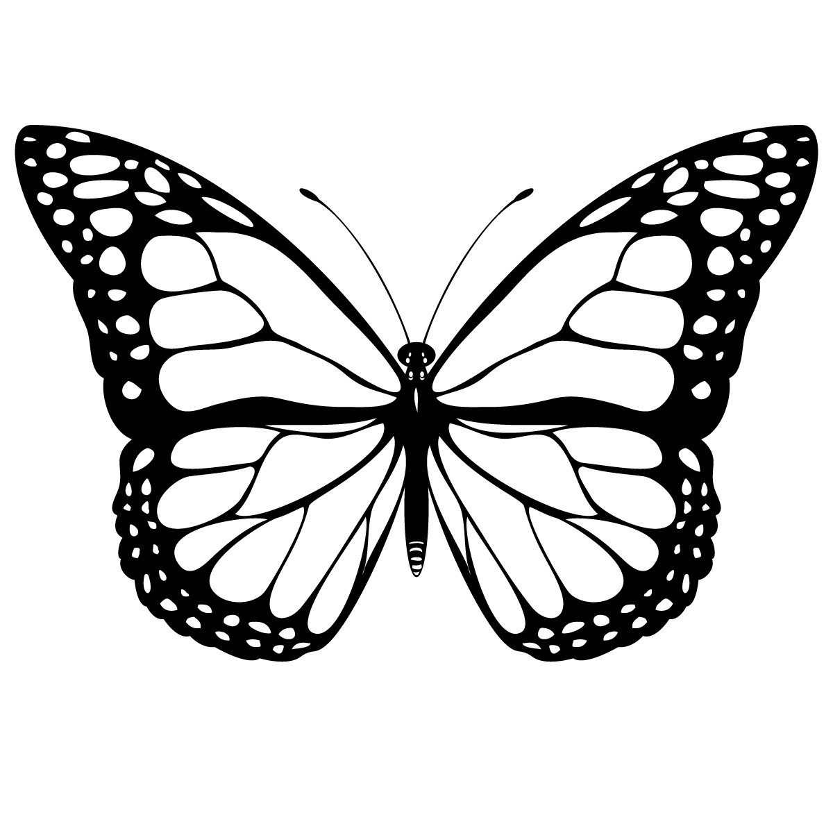Butterfly Coloring Pages 6 Coloring Kids Coloring Kids