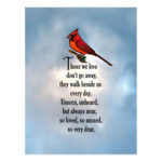 Cardinal So Loved Poem Postcard Zazzle Love