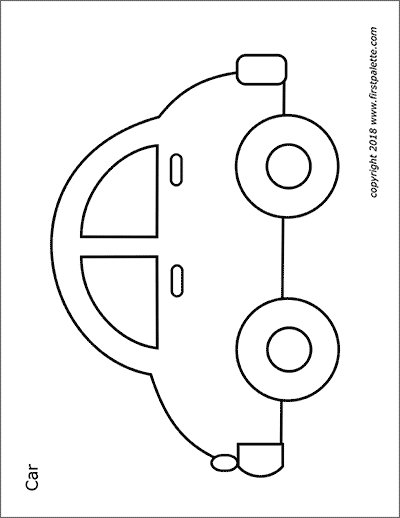 Cars And Vehicles Free Printable Templates Coloring 