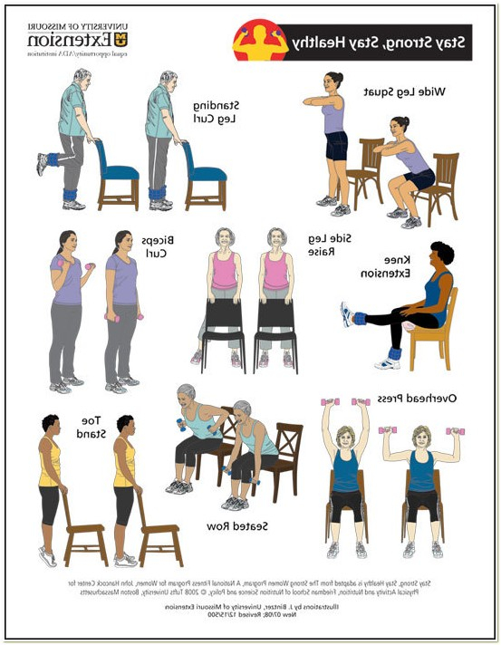 Chair Exercise For Seniors Pdf Chairs Home Decorating 