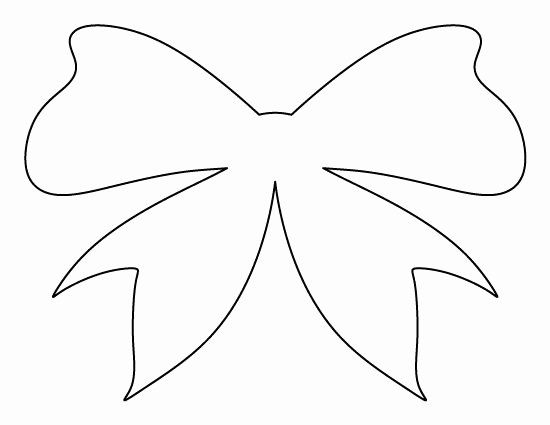 Christmas Bow Template Fresh Best 25 Bow Pattern Ideas On