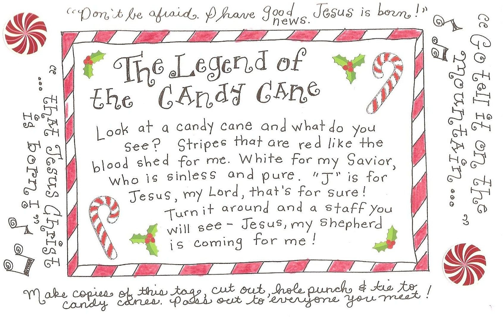 Christmas Candy Cane Poems For Preschool New Christmas 