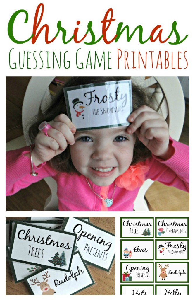 Christmas Charades Game And Free Printable Roundup A 