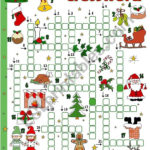 Christmas Crossword ESL Worksheet By Tecus