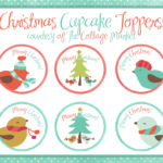 Christmas Cupcake Toppers Free Printable And Cupcake