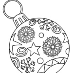 Christmas Ornament Coloring Pages Best Coloring Pages