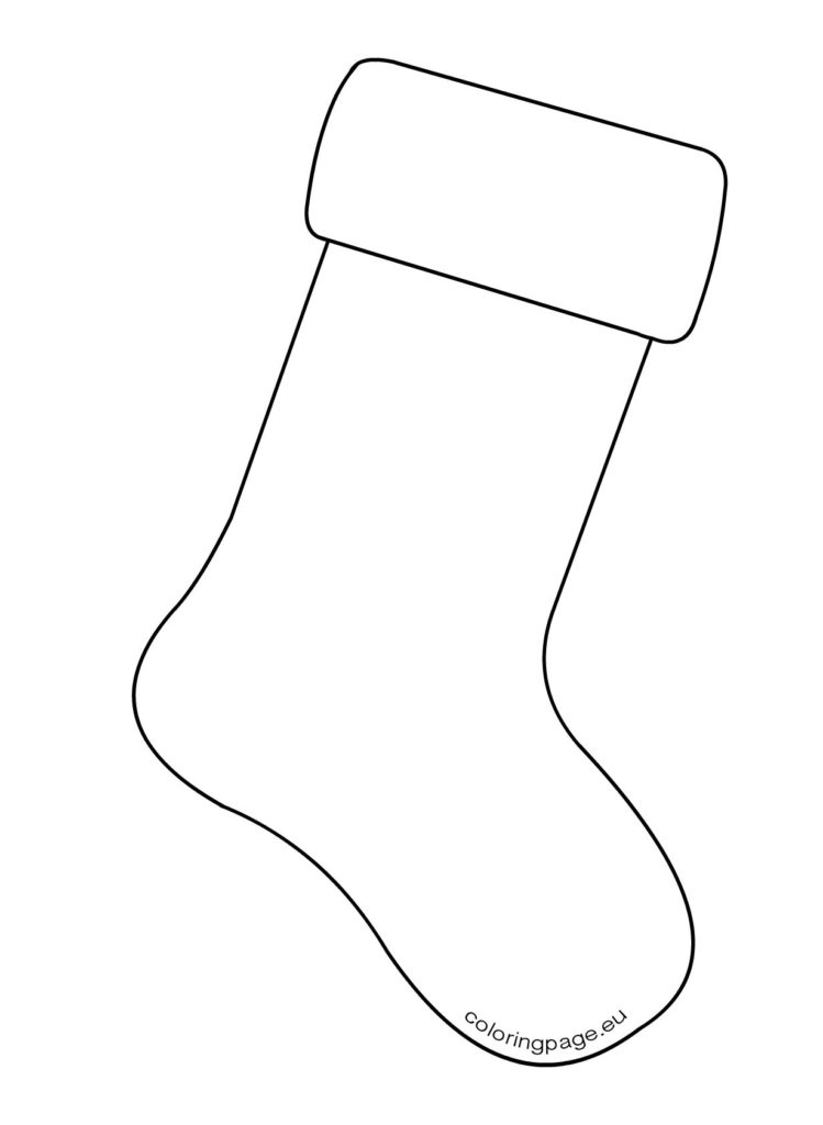 Christmas Stocking Template Large Stocking Template