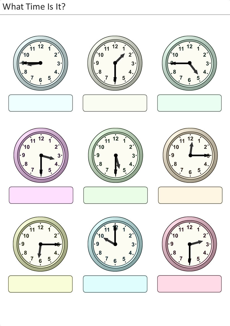 Clock Face Worksheet Kindergarten Coloring Sheets