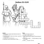 Crossword Puzzle For Rahab Sunday School Lesson Sunday