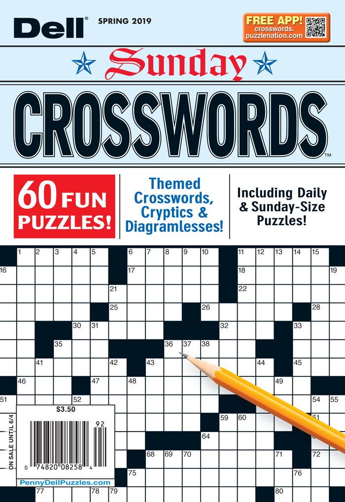 Dell Sunday Crosswords Penny Dell Puzzles