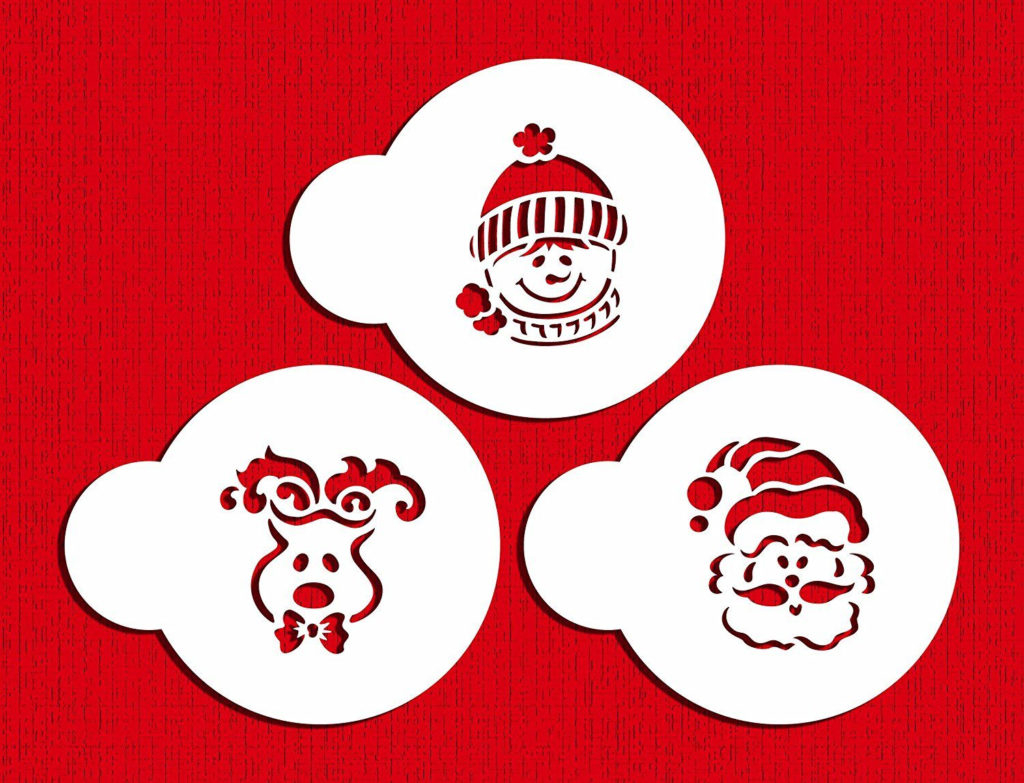 Designer Stencils C458 Whimsical Holiday Cookie Stencil 